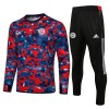 FC Bayern München Sweatshirt Dragt 2021-22 Blå rød FC Bayern München Sweatshirt Dragt 2021-22 Blå rød